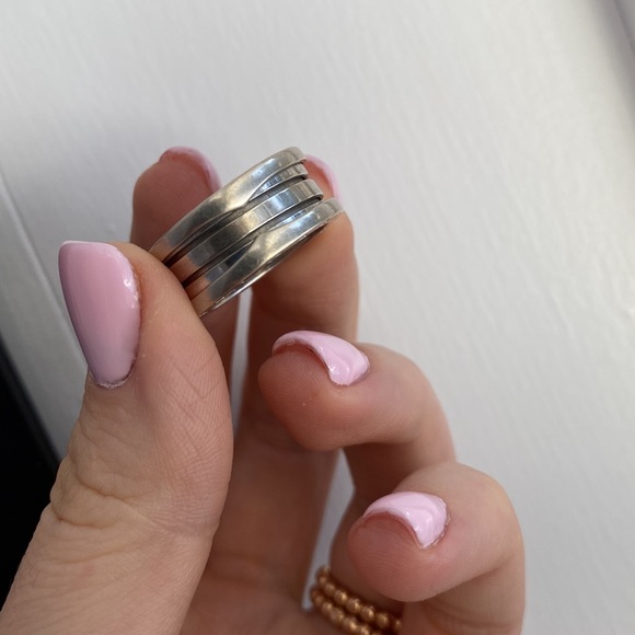 ‼️SOLD‼️Bulgari B Zero 1 Ring Three Band White Gold - Picture 5 of 9